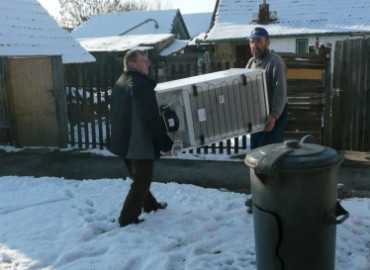 Hűtõgép átadása Békéscsabán