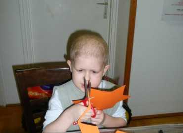 Kézműves foglalkozás a Debreceni haematológián