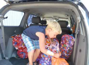 Kupakok Vésztõrõl Tiszafüredre a kis Patrik gyógyulásáért!